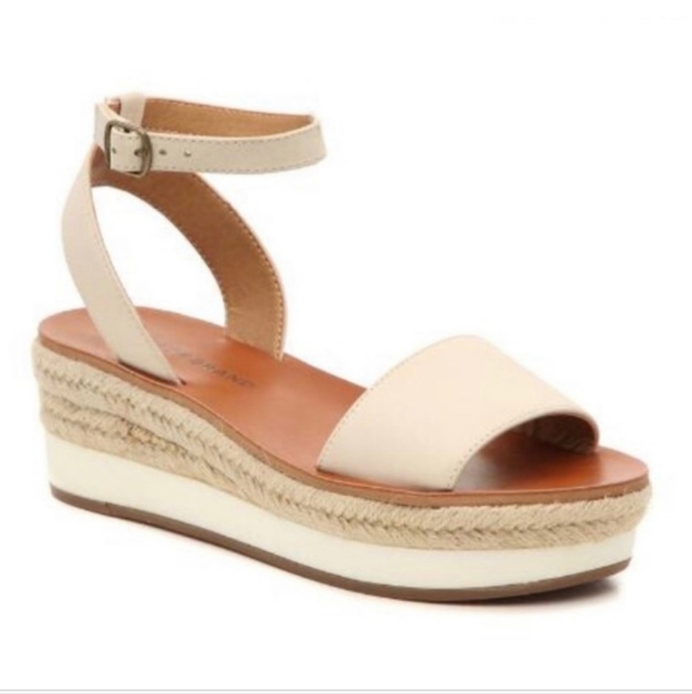 Lucky Brand Jeneka Espadrille Platform Ankle Strap Sandal